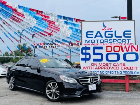 Black 2016 MERCEDES-BENZ E-CLASS E350 4MATIC for sale in Hobart, IN