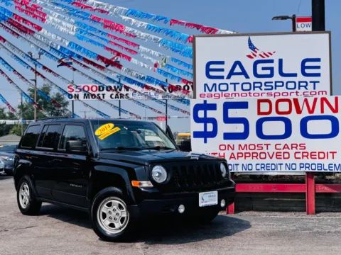 Black 2014 JEEP PATRIOT SPORT for sale in Hobart, IN