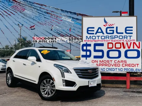 White 2017 CADILLAC XT5 LUXURY for sale in Hobart, IN