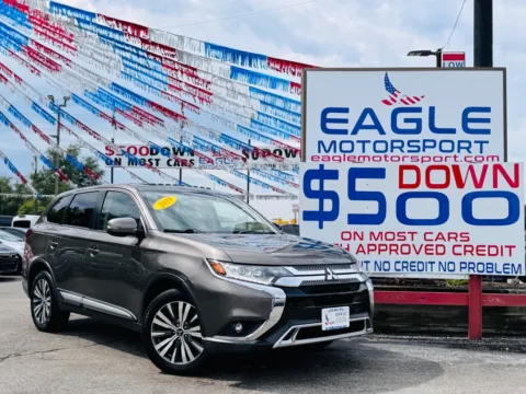 Gray 2019 MITSUBISHI OUTLANDER SE for sale in Hobart, IN