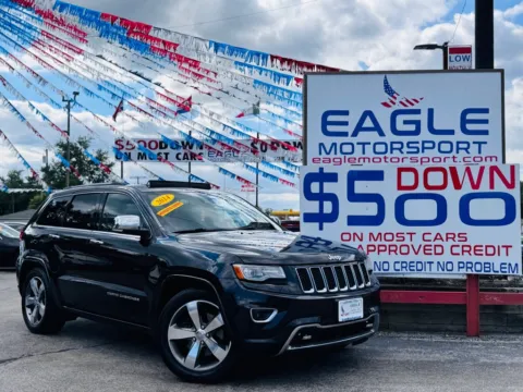 Photos of 2014 JEEP GRAND CHEROKEE OVERLAND for sale in Hobart, IN at Eagle Motorsport Used Car Dealer Bad Credit Auto Finance Northwest Indiana