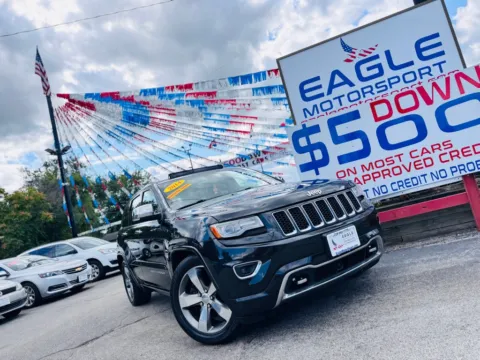 Another view of 2014 JEEP GRAND CHEROKEE OVERLAND for sale in Hobart, IN at Eagle Motorsport Used Car Dealer Bad Credit Auto Finance Northwest Indiana