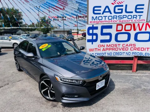 Another view of 2018 HONDA ACCORD SPORT for sale in Hobart, IN at Eagle Motorsport Used Cars