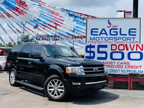 Black 2017 FORD EXPEDITION LIMITED for sale in Hobart, IN
