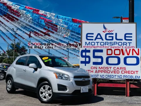 Silver 2016 CHEVROLET TRAX LS for sale in Hobart, IN