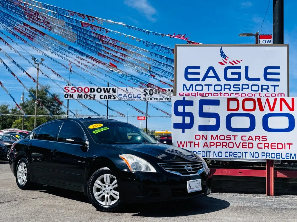 Black 2012 NISSAN ALTIMA BASE for sale in Hobart, IN