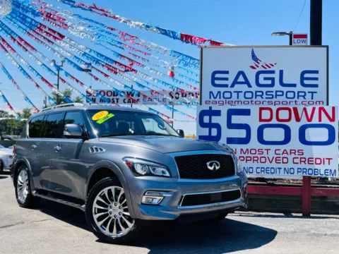 Gray 2017 INFINITI QX80 BASE for sale in Hobart, IN