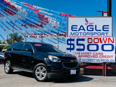 Black 2016 CHEVROLET EQUINOX LS for sale in Hobart, IN