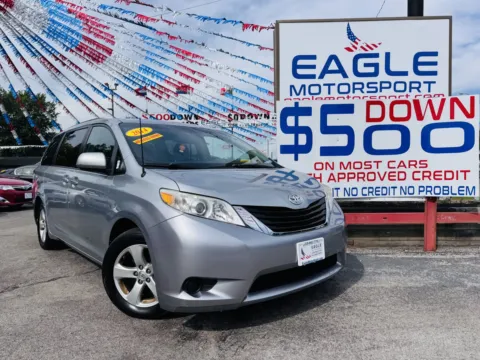 Another view of 2014 TOYOTA SIENNA LE for sale in Hobart, IN at Eagle Motorsport Used Car Dealer Bad Credit Auto Finance Northwest Indiana