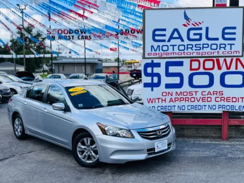 Another view of 2012 HONDA ACCORD SE for sale in Hobart, IN at Eagle Motorsport Used Car Dealer Bad Credit Auto Finance Northwest Indiana