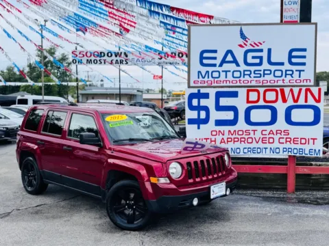 Photos of 2015 JEEP PATRIOT SPORT for sale in Hobart, IN at Eagle Motorsport Used Car Dealer Bad Credit Auto Finance Northwest Indiana