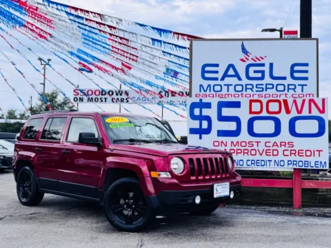 Red 2015 JEEP PATRIOT SPORT for sale in Hobart, IN