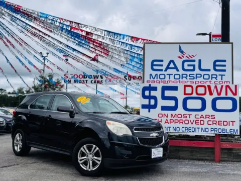 Black 2011 CHEVROLET EQUINOX LS for sale in Hobart, IN