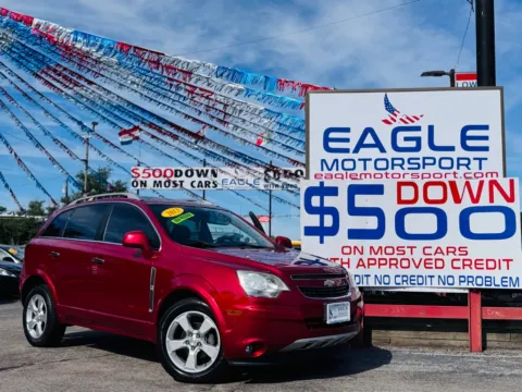 Red 2013 CHEVROLET CAPTIVA LTZ for sale in Hobart, IN