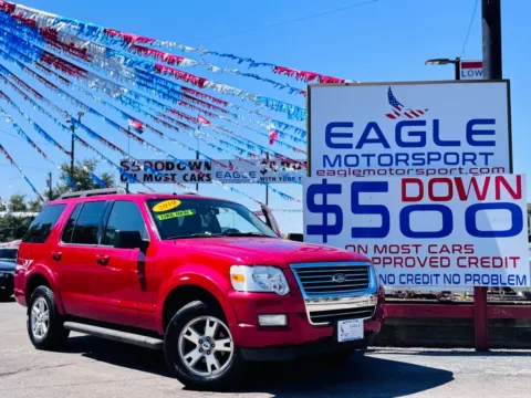 Red 2010 FORD EXPLORER XLT for sale in Hobart, IN