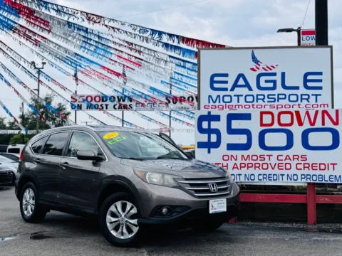 Brown 2012 HONDA CR-V EXL for sale in Hobart, IN