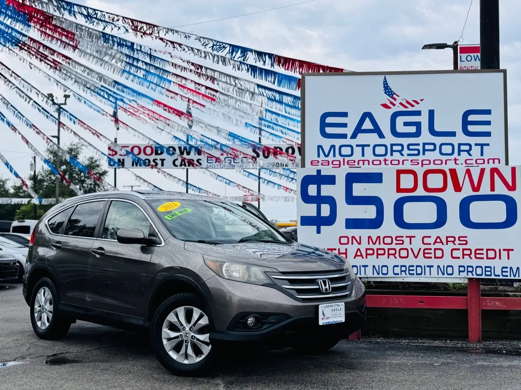 Brown 2012 HONDA CR-V EXL for sale in Hobart, IN