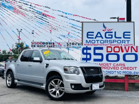 Silver 2009 FORD EXPLORER SPORT LIMITED for sale in Hobart, IN