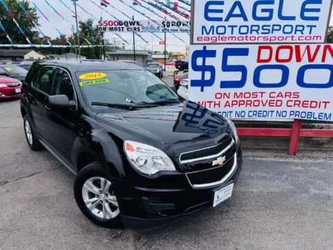 Another view of 2015 CHEVROLET EQUINOX LS for sale in Hobart, IN at Eagle Motorsport Used Car Dealer Bad Credit Auto Finance Northwest Indiana