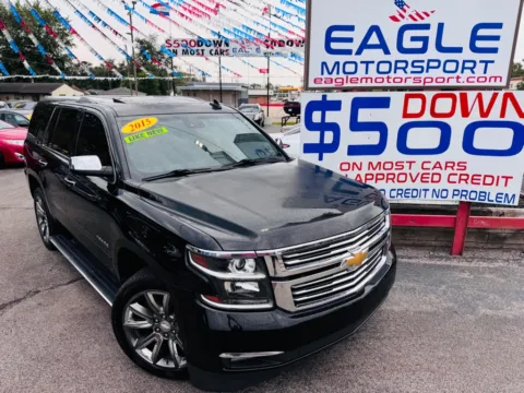Another view of 2015 CHEVROLET TAHOE 1500 LTZ for sale in Hobart, IN at Eagle Motorsport Used Car Dealer Bad Credit Auto Finance Northwest Indiana