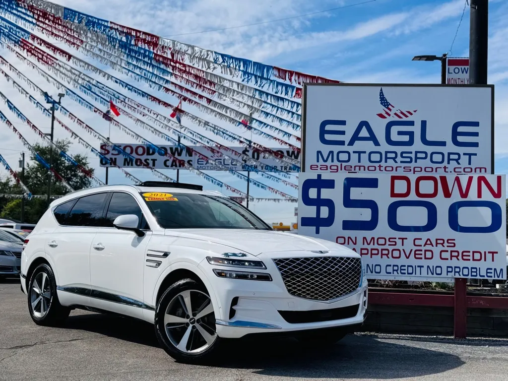 White 2021 GENESIS GV80 BASE for sale in Hobart, IN