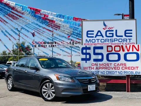 Gray 2012 HONDA ACCORD EXL for sale in Hobart, IN