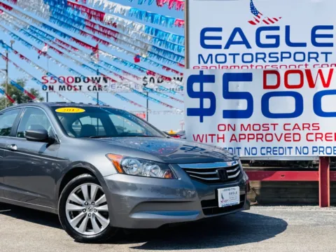 Another view of 2012 HONDA ACCORD EXL for sale in Hobart, IN at Eagle Motorsport Used Car Dealer Bad Credit Auto Finance Northwest Indiana