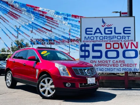 Red 2016 CADILLAC SRX PREMIUM COLLECTION for sale in Hobart, IN