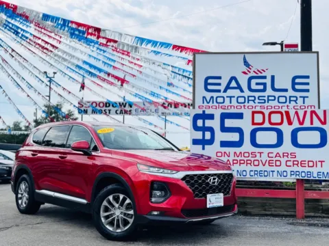 Orange 2020 HYUNDAI SANTA FE SEL for sale in Hobart, IN