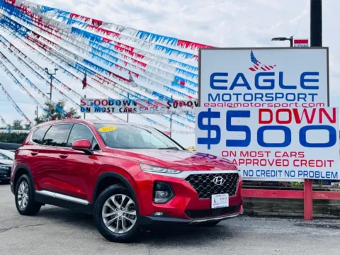 Another view of 2020 HYUNDAI SANTA FE SEL for sale in Hobart, IN at Eagle Motorsport Used Car Dealer Bad Credit Auto Finance Northwest Indiana