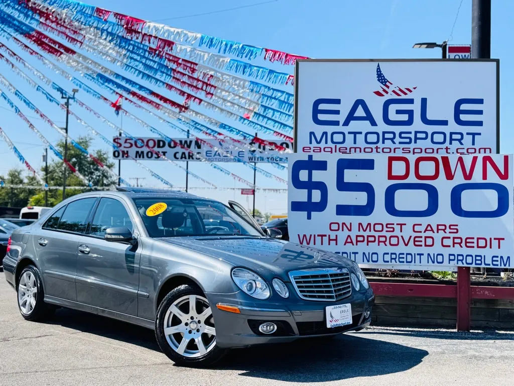 Gray 2008 MERCEDES-BENZ E-CLASS E350 4MATIC for sale in Hobart, IN