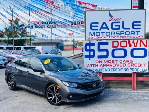 Photos of 2021 HONDA CIVIC SPORT for sale in Hobart, IN at Eagle Motorsport Used Car Dealer Bad Credit Auto Finance Northwest Indiana