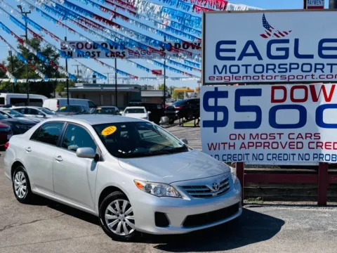 Photos of 2013 TOYOTA COROLLA BASE for sale in Hobart, IN at Eagle Motorsport Used Car Dealer Bad Credit Auto Finance Northwest Indiana