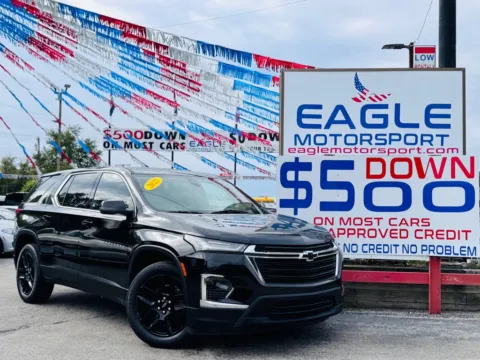 Black 2022 CHEVROLET TRAVERSE LS for sale in Hobart, IN