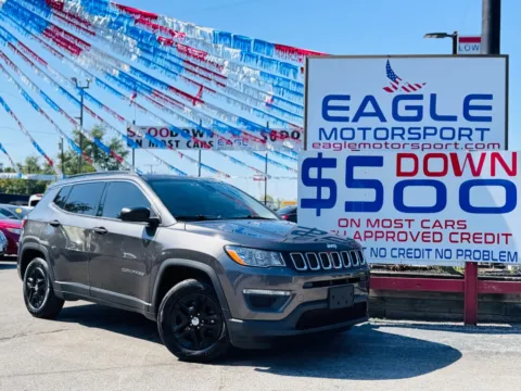 Gray 2020 JEEP COMPASS SPORT for sale in Hobart, IN