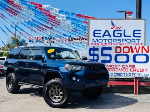 Blue 2017 TOYOTA 4RUNNER SR5/SR5 PREMIUM for sale in Hobart, IN