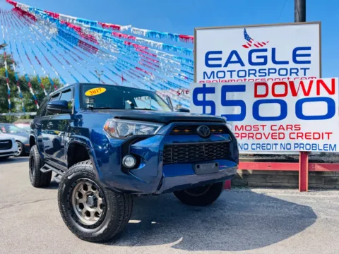 Another view of 2017 TOYOTA 4RUNNER SR5/SR5 PREMIUM for sale in Hobart, IN at Eagle Motorsport Used Car Dealer Bad Credit Auto Finance Northwest Indiana