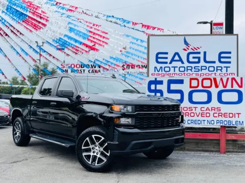 Photos of 2019 CHEVROLET SILVERADO 1500 TRAIL BOSS CUSTOM for sale in Hobart, IN at Eagle Motorsport Used Car Dealer Bad Credit Auto Finance Northwest Indiana