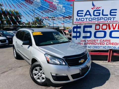 Another view of 2017 CHEVROLET TRAVERSE LS for sale in Hobart, IN at Eagle Motorsport Used Car Dealer Bad Credit Auto Finance Northwest Indiana