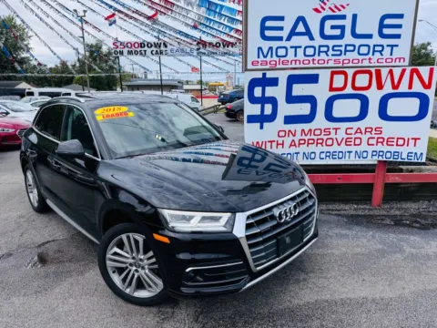 Another view of 2018 AUDI Q5 2.0T QUATTRO PRESTIGE for sale in Hobart, IN at Eagle Motorsport Used Car Dealer Bad Credit Auto Finance Northwest Indiana