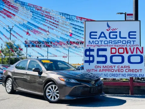 Photos of 2018 TOYOTA CAMRY for sale in Hobart, IN at Eagle Motorsport Used Car Dealer Bad Credit Auto Finance Northwest Indiana