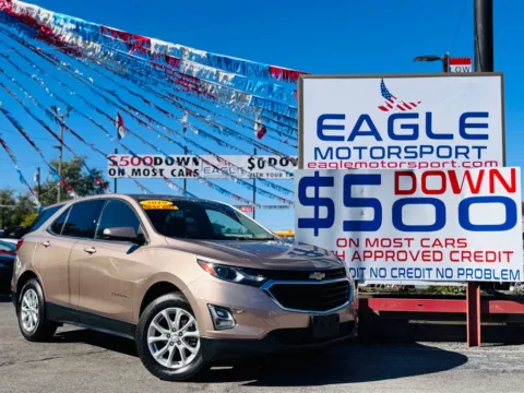 Gold 2019 CHEVROLET EQUINOX LT for sale in Hobart, IN