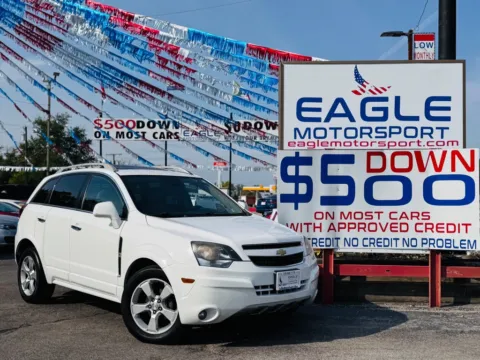 White 2015 CHEVROLET CAPTIVA LTZ for sale in Hobart, IN