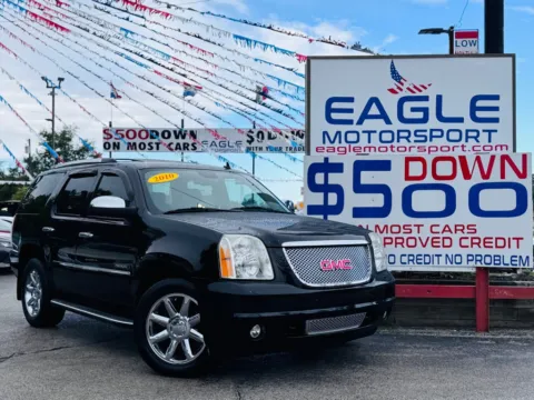 Black 2010 GMC YUKON DENALI for sale in Hobart, IN