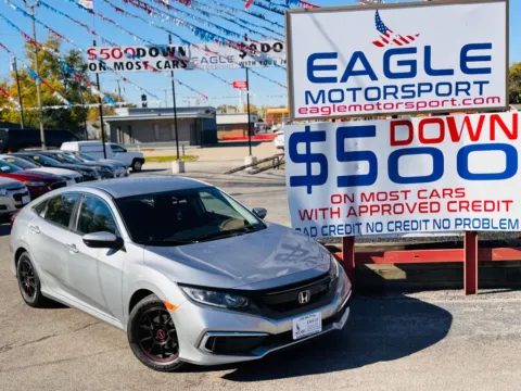 Photos of 2020 HONDA CIVIC LX for sale in Hobart, IN at Eagle Motorsport Used Car Dealer Bad Credit Auto Finance Northwest Indiana