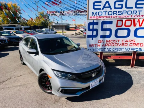 Another view of 2020 HONDA CIVIC LX for sale in Hobart, IN at Eagle Motorsport Used Car Dealer Bad Credit Auto Finance Northwest Indiana