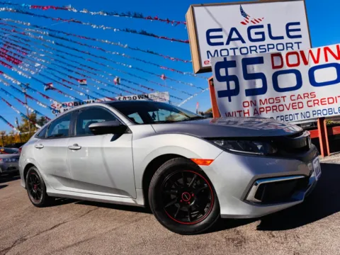 More photos of 2020 HONDA CIVIC LX at Eagle Motorsport Used Car Dealer Bad Credit Auto Finance Northwest Indiana, IN