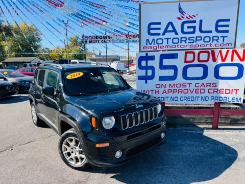 Another view of 2019 JEEP RENEGADE LATITUDE for sale in Hobart, IN at Eagle Motorsport Used Car Dealer Bad Credit Auto Finance Northwest Indiana
