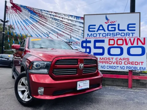 More photos of 2013 RAM 1500 SPORT at Eagle Motorsport Used Car Dealer Bad Credit Auto Finance Northwest Indiana, IN