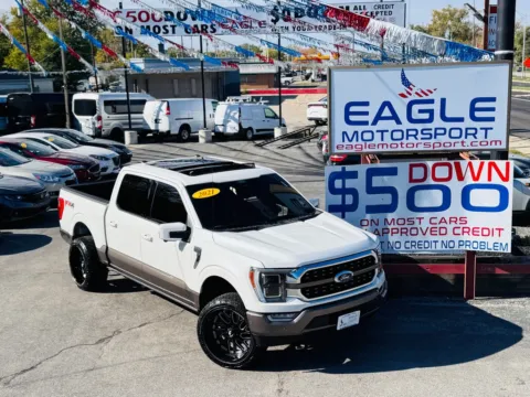 Photos of 2021 FORD F-150 SUPERCREW for sale in Hobart, IN at Eagle Motorsport Used Car Dealer Bad Credit Auto Finance Northwest Indiana